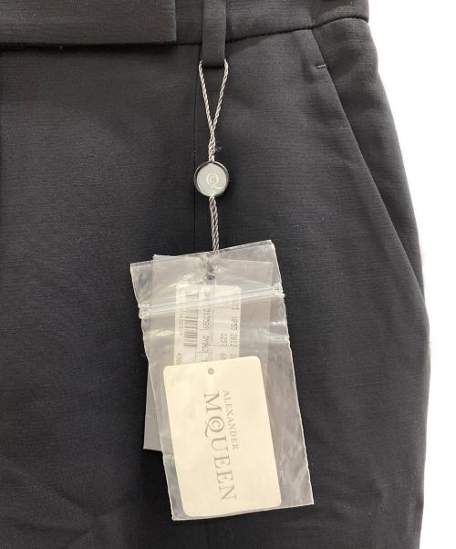 ALEXANDER McQUEEN（アレキサンダーマックイーン）ALEXANDER McQUEEN (アレキサンダーマックイーン) フレアスラックス ブラック サイズ:36 未使用品の古着・服飾アイテム