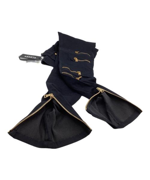 VERSUS（ヴェルサス）VERSUS (ヴェルサス) ジップデザインデニムパンツ ブラック サイズ:29 未使用品の古着・服飾アイテム