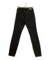 VERSACE (ヴェルサーチェ) サイドスタッズデニムパンツ ブラック サイズ:26 未使用品：13000円