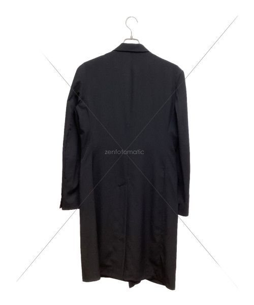 REGULATION Yohji Yamamoto（レギュレーションヨウジヤマモト）REGULATION Yohji Yamamoto (レギュレーションヨウジヤマモト) WOOL GABARDINE DOCTOR'S COAT (ウールギャバジンドクターコート) ブラック サイズ:2の古着・服飾アイテム