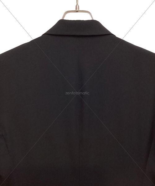 REGULATION Yohji Yamamoto（レギュレーションヨウジヤマモト）REGULATION Yohji Yamamoto (レギュレーションヨウジヤマモト) WOOL GABARDINE DOCTOR'S COAT (ウールギャバジンドクターコート) ブラック サイズ:2の古着・服飾アイテム