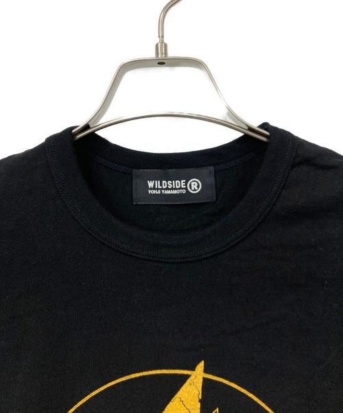 WILDSIDE YOHJIYAMAMOTO（ワイルドサイド ヨウジヤマモト）WILDSIDE YOHJIYAMAMOTO (ワイルドサイド ヨウジヤマモト) カットソー ブラック サイズ:Lサイズの古着・服飾アイテム