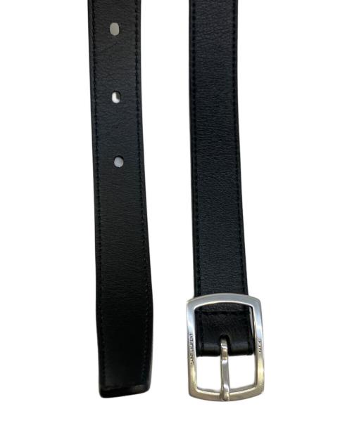 Saint Laurent Paris（サンローランパリ）Saint Laurent Paris (サンローランパリ) レザーベルト ブラックの古着・服飾アイテム