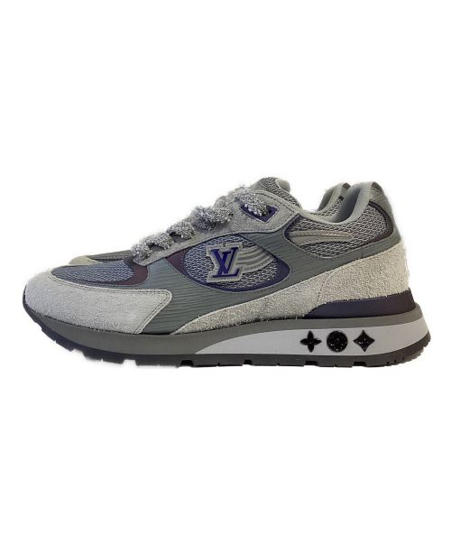 LOUIS VUITTON（ルイ ヴィトン）LOUIS VUITTON (ルイ ヴィトン) ランアウェイ ライン LVロゴスエードスニーカー ライトグレー サイズ:7の古着・服飾アイテム