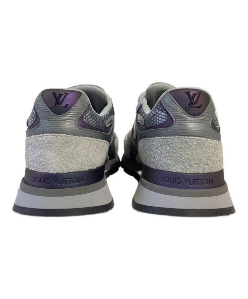 LOUIS VUITTON（ルイ ヴィトン）LOUIS VUITTON (ルイ ヴィトン) ランアウェイ ライン LVロゴスエードスニーカー ライトグレー サイズ:7の古着・服飾アイテム