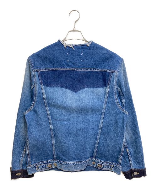 Maison Margiela（メゾンマルジェラ）Maison Margiela (メゾンマルジェラ) 22SS 切替デニムジャケット インディゴ サイズ:50の古着・服飾アイテム