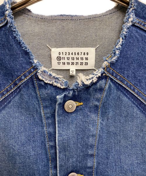 Maison Margiela（メゾンマルジェラ）Maison Margiela (メゾンマルジェラ) 22SS 切替デニムジャケット インディゴ サイズ:50の古着・服飾アイテム