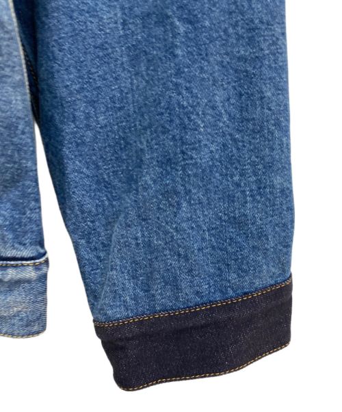 Maison Margiela（メゾンマルジェラ）Maison Margiela (メゾンマルジェラ) 22SS 切替デニムジャケット インディゴ サイズ:50の古着・服飾アイテム