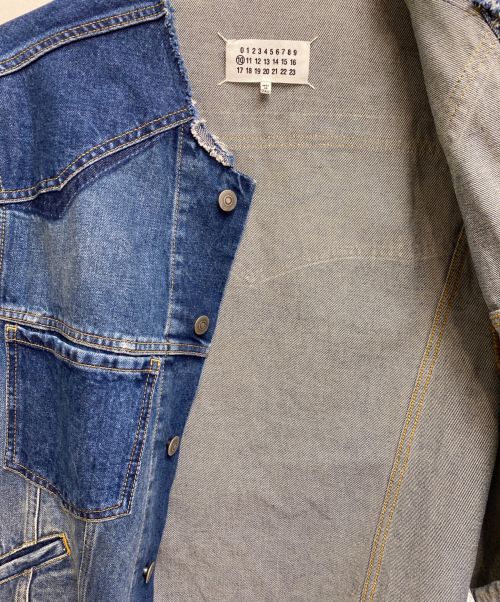 Maison Margiela（メゾンマルジェラ）Maison Margiela (メゾンマルジェラ) 22SS 切替デニムジャケット インディゴ サイズ:50の古着・服飾アイテム