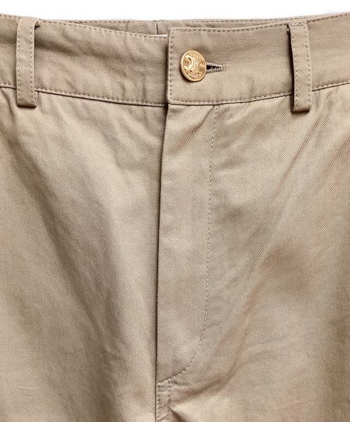 CELINE（セリーヌ）CELINE (セリーヌ) Cotton gabardine work pants(コットンギャバジンワークパンツ) ベージュ サイズ:34の古着・服飾アイテム