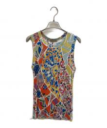 Emilio Pucci（エミリオ プッチ）の古着「総柄ノースリーブカットソー」｜マルチカラー