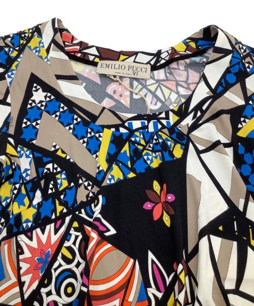 Emilio Pucci（エミリオ プッチ）Emilio Pucci (エミリオ プッチ) 総柄ワンピース マルチカラー サイズ:34 未使用品の古着・服飾アイテム