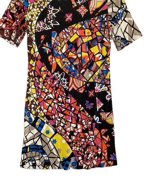 Emilio Pucci（エミリオ プッチ）Emilio Pucci (エミリオ プッチ) 総柄ワンピース マルチカラー サイズ:34 未使用品の古着・服飾アイテム