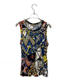 Emilio Pucci（エミリオ プッチ）の古着「総柄ノースリーブカットソー」｜マルチカラー