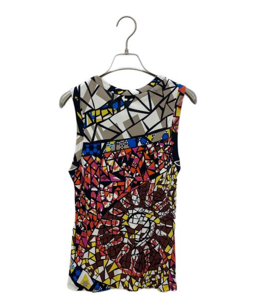 Emilio Pucci（エミリオ プッチ）Emilio Pucci (エミリオ プッチ) 総柄ノースリーブカットソー マルチカラー サイズ:34の古着・服飾アイテム