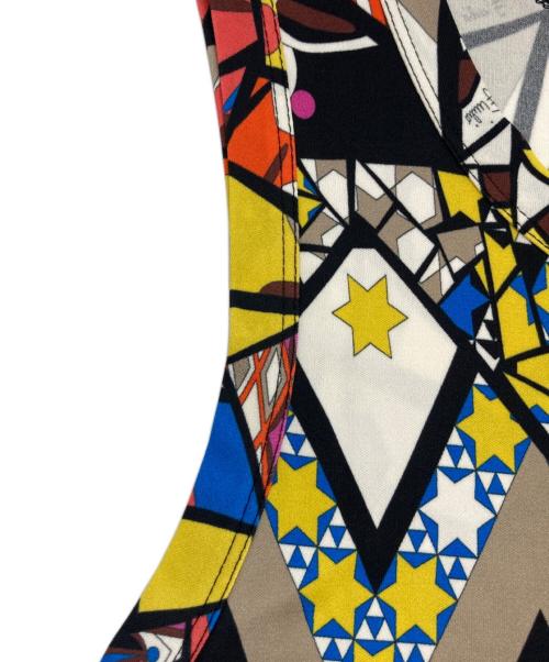 Emilio Pucci（エミリオ プッチ）Emilio Pucci (エミリオ プッチ) 総柄ノースリーブカットソー マルチカラー サイズ:34の古着・服飾アイテム