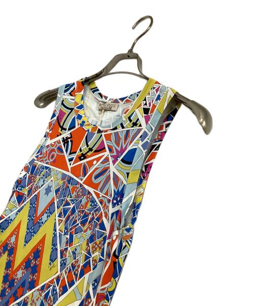 Emilio Pucci（エミリオ プッチ）Emilio Pucci (エミリオ プッチ) 総柄ノースリーブカットソー マルチカラー サイズ:36 未使用品の古着・服飾アイテム