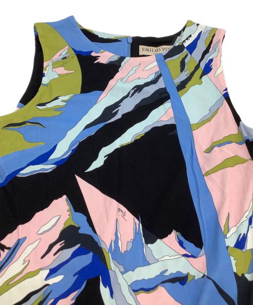 Emilio Pucci（エミリオ プッチ）Emilio Pucci (エミリオ プッチ) 総柄ワンピース マルチカラー サイズ:34 未使用品の古着・服飾アイテム