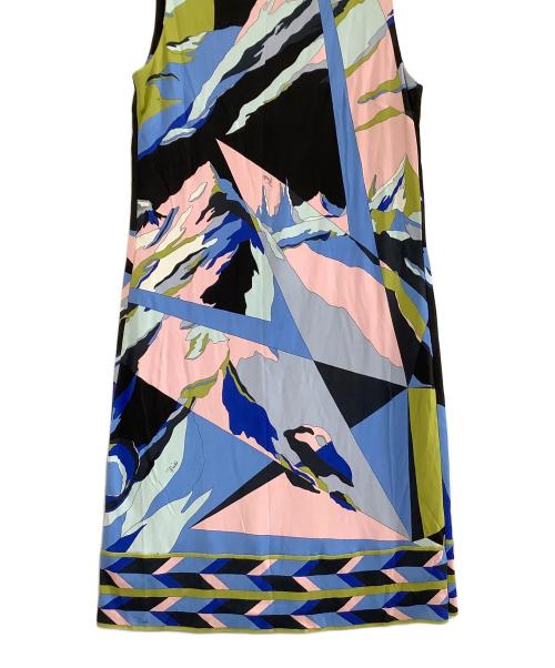 Emilio Pucci（エミリオ プッチ）Emilio Pucci (エミリオ プッチ) 総柄ワンピース マルチカラー サイズ:34 未使用品の古着・服飾アイテム