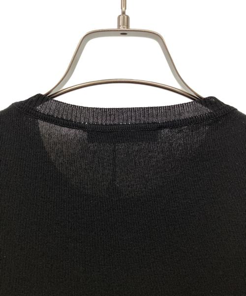 VERSUS（ヴェルサス）VERSUS (ヴェルサス) ノースリーブニット ブラック サイズ:38　の古着・服飾アイテム