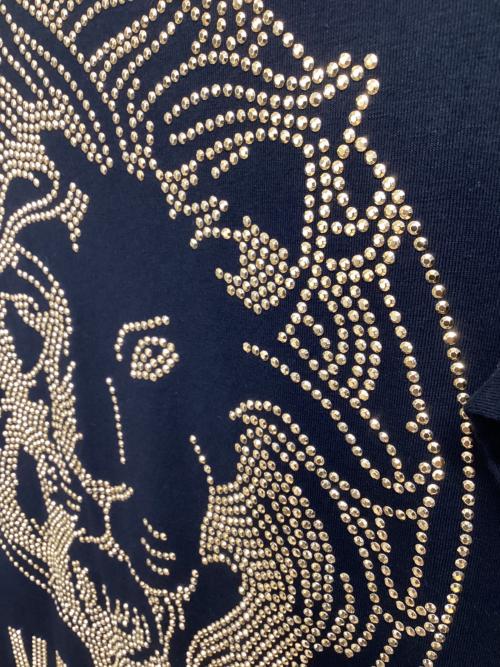 VERSUS（ヴェルサス）VERSUS (ヴェルサス) 装飾デザインワンピース ブラック サイズ:Sの古着・服飾アイテム