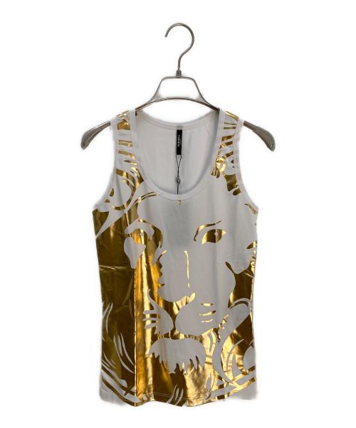 VERSUS（ヴェルサス）VERSUS (ヴェルサス) メデューサプリントノースリーブカットソー ホワイト サイズ:XS 未使用品の古着・服飾アイテム