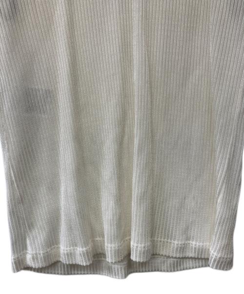 VERSUS（ヴェルサス）VERSUS (ヴェルサス) ノースリーブニット ホワイト サイズ:36　の古着・服飾アイテム