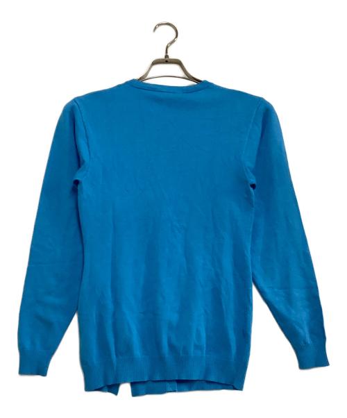 VERSUS（ヴェルサス）VERSUS (ヴェルサス) ボタンデザインカーディガン スカイブルー サイズ:36 未使用品の古着・服飾アイテム