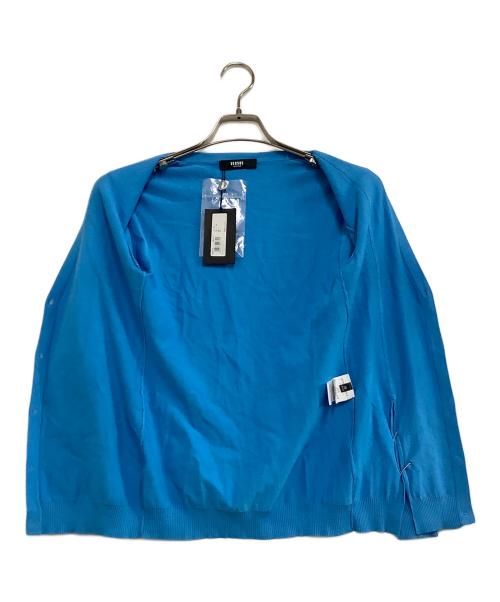 VERSUS（ヴェルサス）VERSUS (ヴェルサス) ボタンデザインカーディガン スカイブルー サイズ:36 未使用品の古着・服飾アイテム