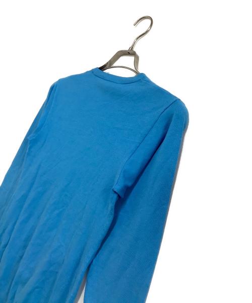 VERSUS（ヴェルサス）VERSUS (ヴェルサス) ボタンデザインカーディガン スカイブルー サイズ:36 未使用品の古着・服飾アイテム