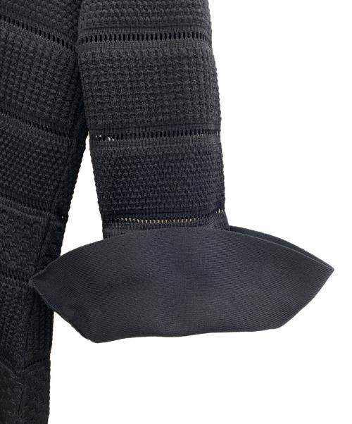 VERSACE（ヴェルサーチェ）VERSACE (ヴェルサーチェ) ニットワンピース ブラック サイズ:38 未使用品の古着・服飾アイテム