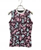 VERSACEヴェルサーチェ）の古着「ノースリーブカットソー」｜ピンク