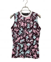 VERSACE（ヴェルサーチェ）の古着「ノースリーブカットソー」｜ピンク