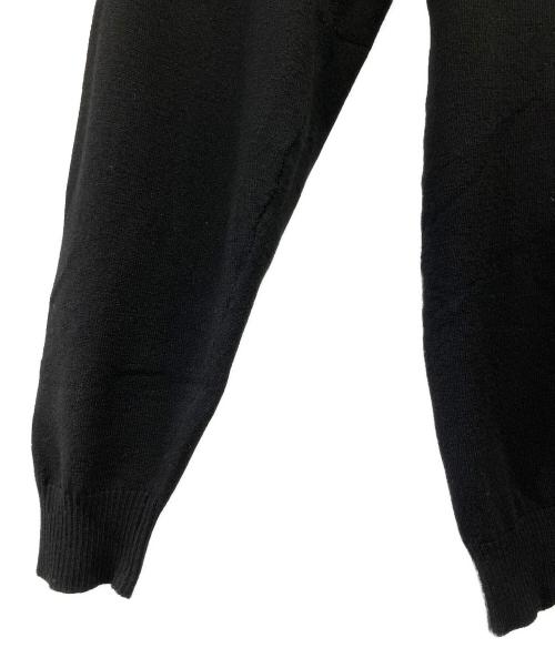 VERSUS（ヴェルサス）VERSUS (ヴェルサス) ピンデザインカーディガン ブラック サイズ:36　の古着・服飾アイテム