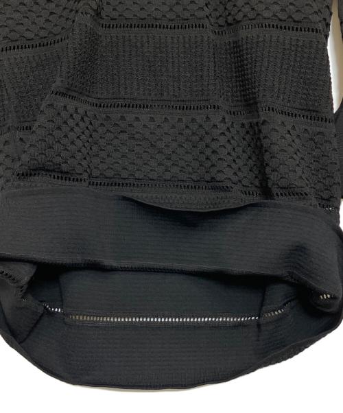 VERSACE（ヴェルサーチェ）VERSACE (ヴェルサーチェ) ニットワンピース ブラック サイズ:40 未使用品の古着・服飾アイテム