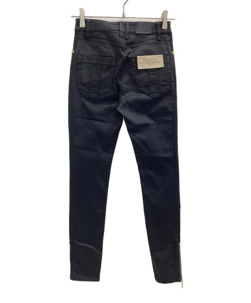 BURBERRY BRIT（バーバリーブリット）BURBERRY BRIT (バーバリーブリット) コーティングデニムパンツ ブラック サイズ:25の古着・服飾アイテム