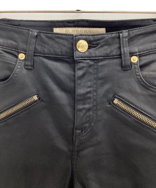 BURBERRY BRIT（バーバリーブリット）BURBERRY BRIT (バーバリーブリット) コーティングデニムパンツ ブラック サイズ:25の古着・服飾アイテム