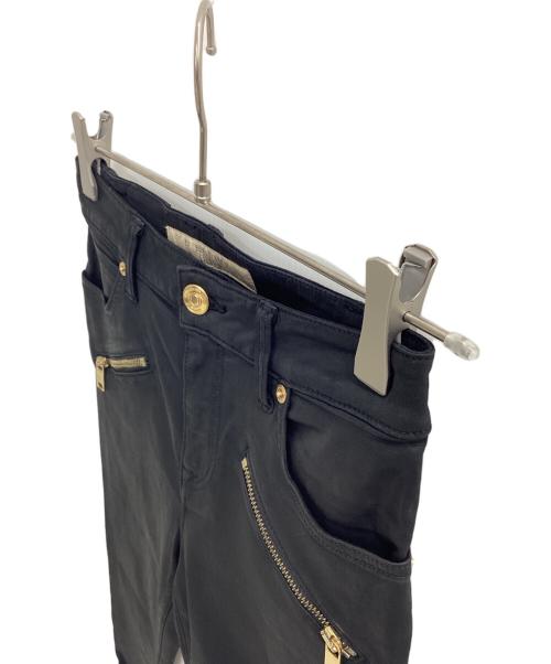 BURBERRY BRIT（バーバリーブリット）BURBERRY BRIT (バーバリーブリット) コーティングデニムパンツ ブラック サイズ:25の古着・服飾アイテム