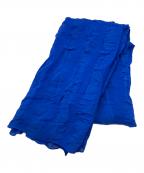 ISSEY MIYAKEイッセイミヤケ）の古着「大判シルクストール」｜ブルー