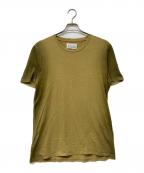 Maison Martin Margielaメゾンマルタンマルジェラ）の古着「11AW シャドーエフェクト グラデーション クルーネックTシャツ」｜オリーブ