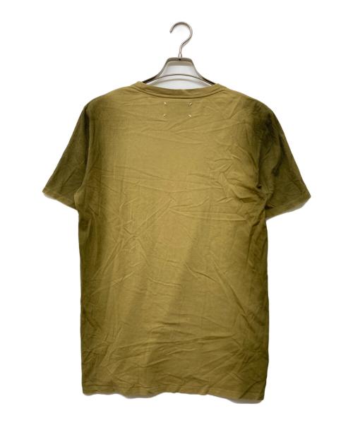 Maison Martin Margiela（メゾンマルタンマルジェラ）Maison Martin Margiela (メゾンマルタンマルジェラ) 11AW シャドーエフェクト グラデーション クルーネックTシャツ オリーブ サイズ:48の古着・服飾アイテム