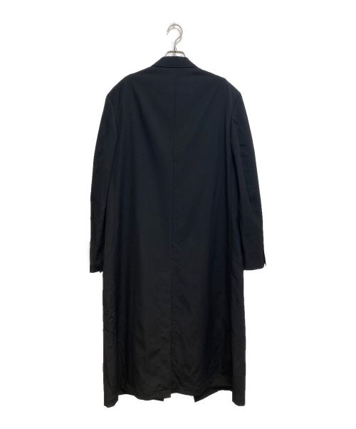 Yohji Yamamoto pour homme（ヨウジヤマモト プールオム）Yohji Yamamoto pour homme (ヨウジヤマモト プールオム) 23SS GABARDINE W-DOUBLE BODY PEAKED JKA（ギャバジンダブルボディピークドジャケット） ブラック サイズ:2の古着・服飾アイテム