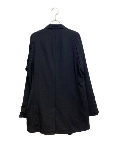 Yohji Yamamoto pour homme（ヨウジヤマモト プールオム）Yohji Yamamoto pour homme (ヨウジヤマモト プールオム) GABARDINE I-LAPEL BUTTON 5PK JKT(ラペル釦5PKJK) ブラック サイズ:3の古着・服飾アイテム