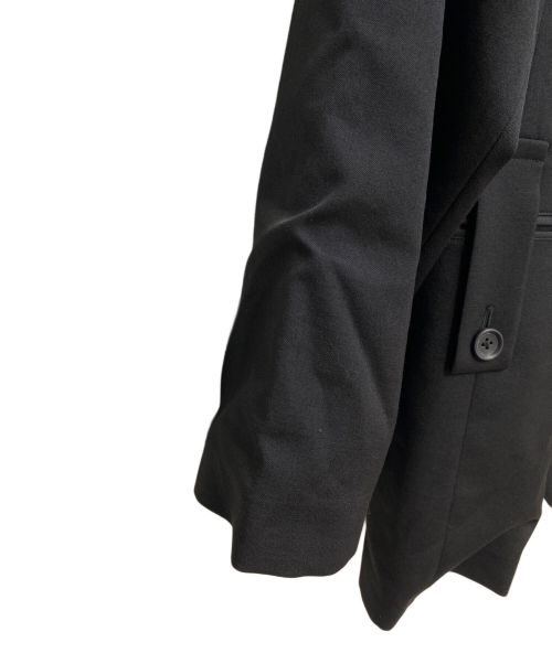 Yohji Yamamoto pour homme（ヨウジヤマモト プールオム）Yohji Yamamoto pour homme (ヨウジヤマモト プールオム) GABARDINE I-LAPEL BUTTON 5PK JKT(ラペル釦5PKJK) ブラック サイズ:3の古着・服飾アイテム