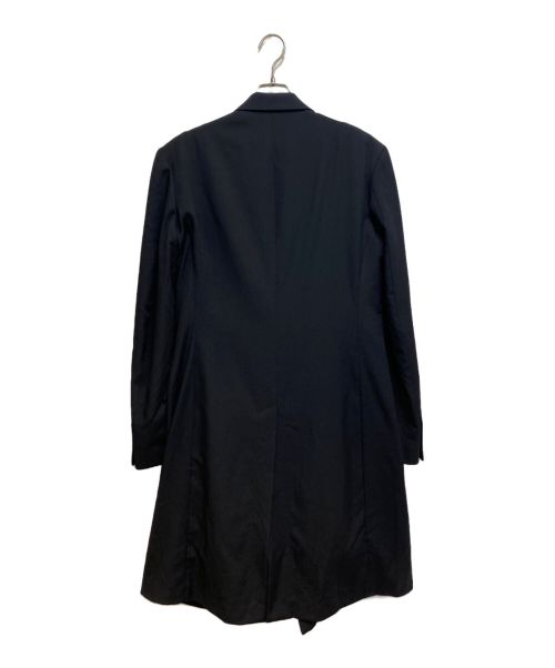 REGULATION Yohji Yamamoto（レギュレーションヨウジヤマモト）REGULATION Yohji Yamamoto (レギュレーションヨウジヤマモト) WOOL GABARDINE DOCTOR'S COAT(ウールギャバジン ドクターコート) ブラック サイズ:2の古着・服飾アイテム