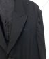中古・古着 Yohji Yamamoto pour homme (ヨウジヤマモト プールオム) DUAL FABRIC GABARDINE PEAK LAPEL JACKET ブラック サイズ:3：65000円