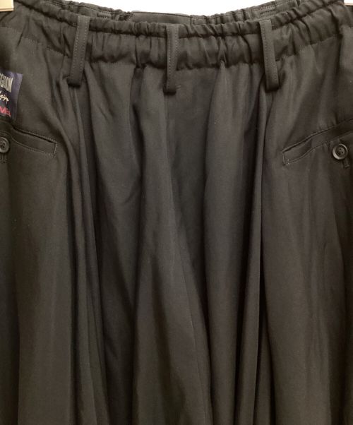REGULATION Yohji Yamamoto（レギュレーションヨウジヤマモト）REGULATION Yohji Yamamoto REGULATION CELLULOSE STANDARD CROW PANTS（レギュレーションセルローススタンダードクロウパンツ） ブラック サイズ:2の古着・服飾アイテム