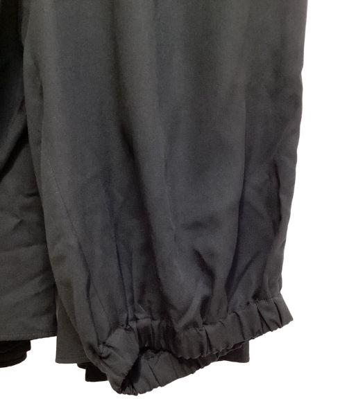 REGULATION Yohji Yamamoto（レギュレーションヨウジヤマモト）REGULATION Yohji Yamamoto REGULATION CELLULOSE STANDARD CROW PANTS（レギュレーションセルローススタンダードクロウパンツ） ブラック サイズ:2の古着・服飾アイテム