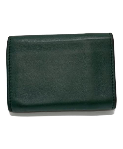BALENCIAGA（バレンシアガ）BALENCIAGA (バレンシアガ) 3つ折りコンパクトウォレット グリーン サイズ:-の古着・服飾アイテム