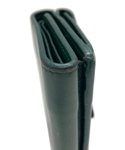 BALENCIAGA（バレンシアガ）BALENCIAGA (バレンシアガ) 3つ折りコンパクトウォレット グリーン サイズ:-の古着・服飾アイテム